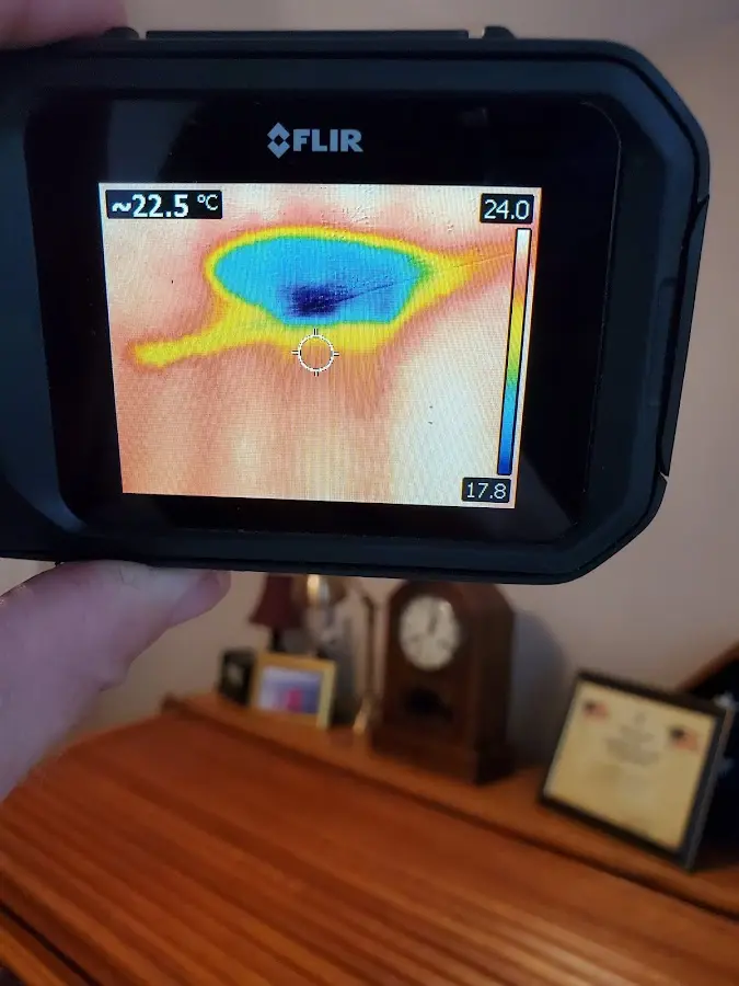 Thermal imaging inspection for water damage in Gibsonton